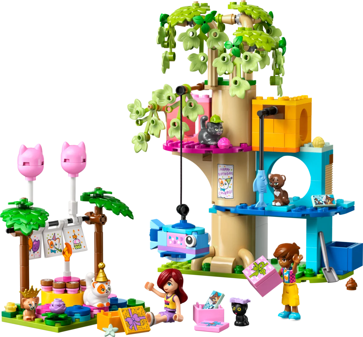 LEGO 42666 Cat Birthday Party & Tree House