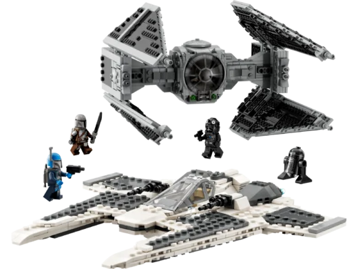 LEGO 75348 Mandalorian Fang Fighter vs. TIE Interceptor