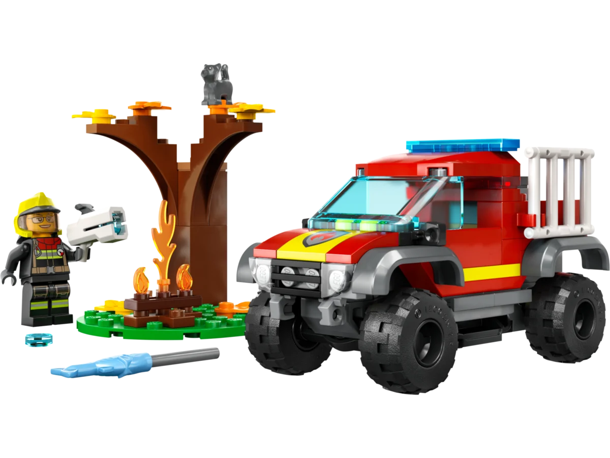 LEGO 60393 4×4 Fire Truck Rescue