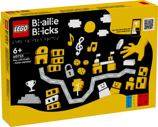 LEGO 40723 Play with Braille - Italian Alphabet