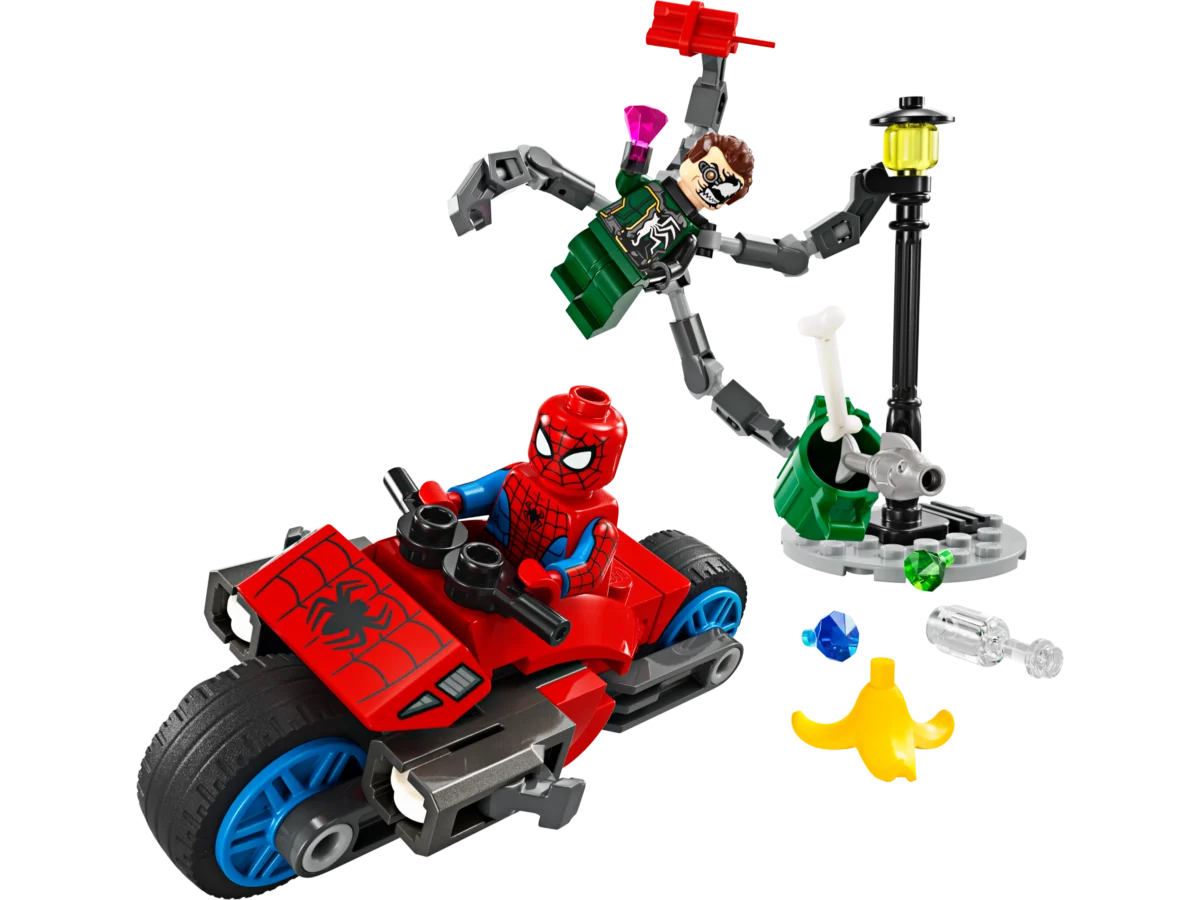 LEGO 76275 Motorcycle Chase: Spider-Man vs. Doc Ock