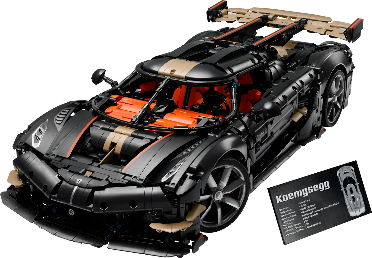 LEGO 42232 Koenigsegg Sadair’s Spear Megacar
