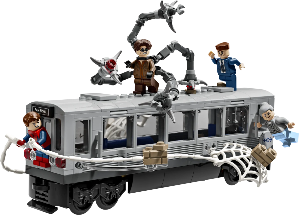 LEGO 76321 Spider-Man vs. Doc Ock Subway Train Scene