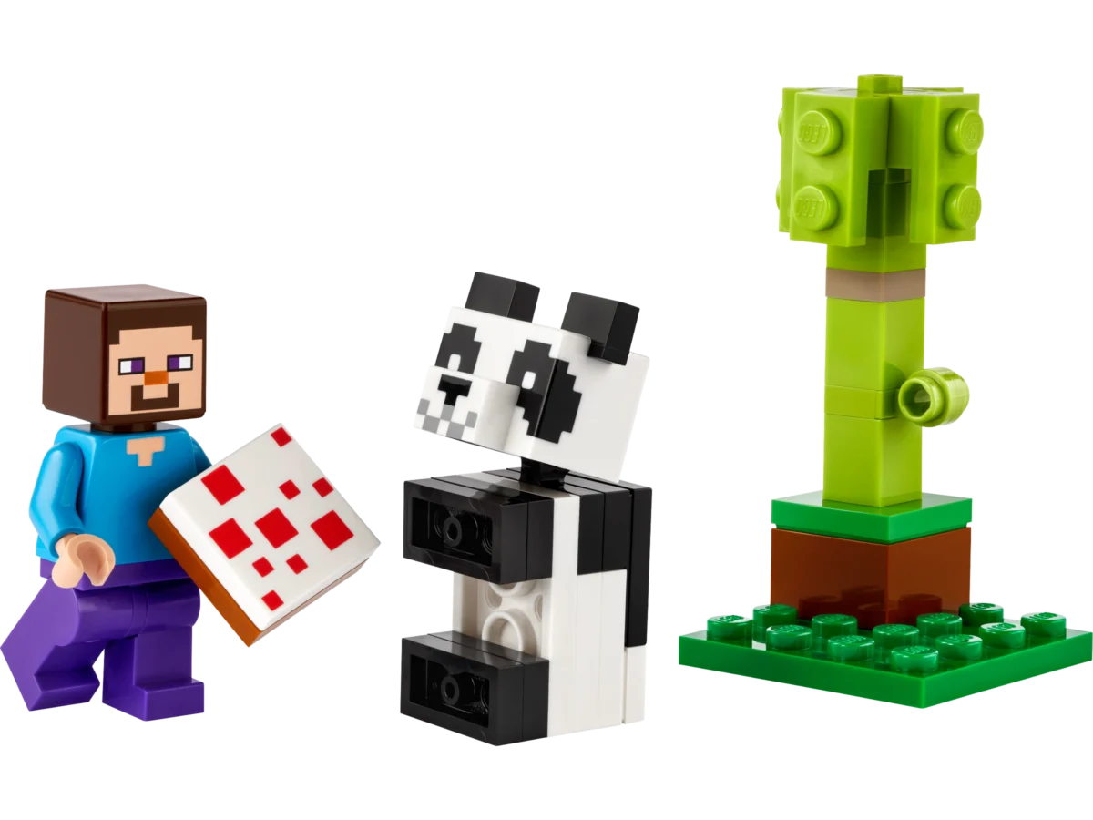 LEGO 30672 Steve and Baby Panda