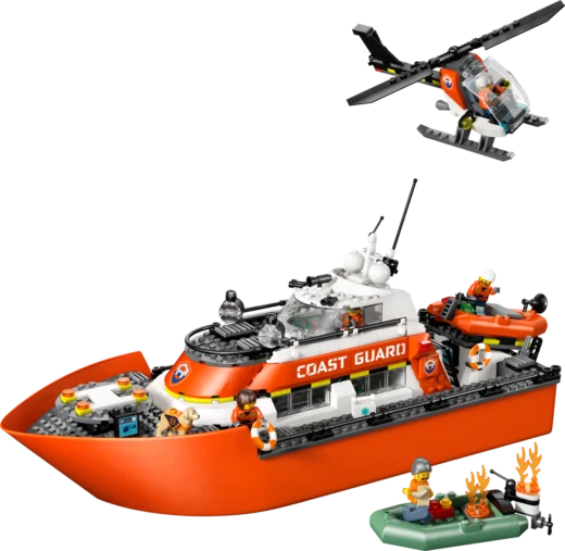 LEGO 60504 Coast Guard Rescue Boat & Helicopter