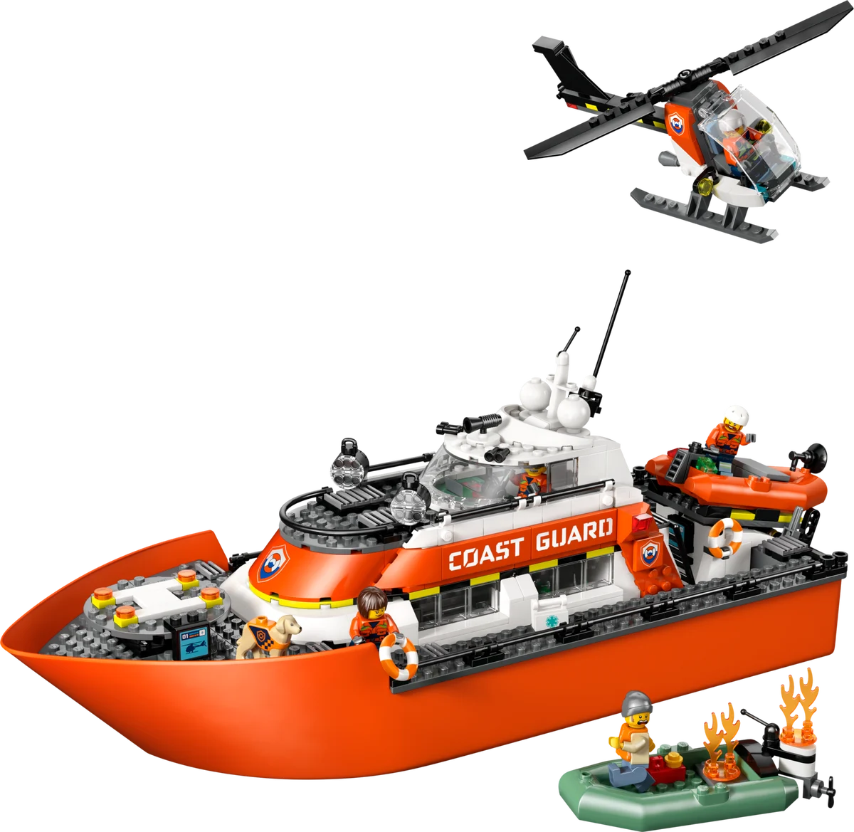 LEGO 60504 Coast Guard Rescue Boat & Helicopter