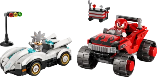 LEGO 77118 Silver's Car vs. Knuckles' Monster Truck