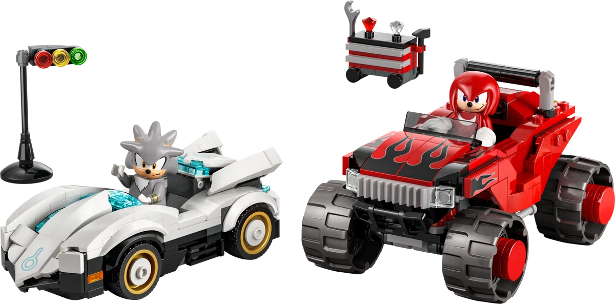 LEGO 77118 Silver’s Car vs. Knuckles’ Monster Truck